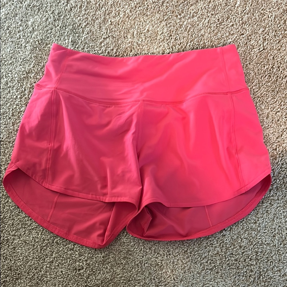 Pink Lululemon Speed Up Short